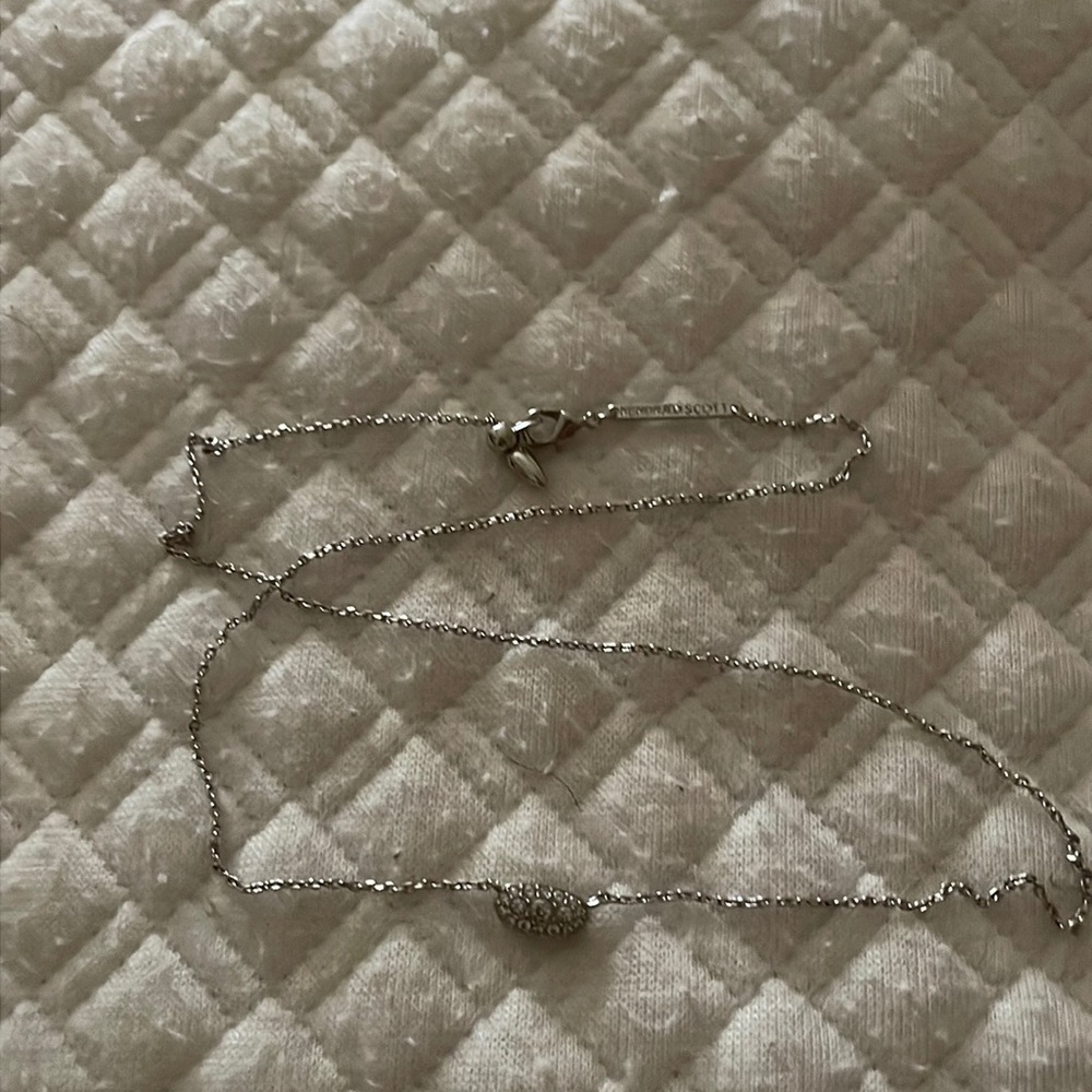 Kendra Scott necklace silver